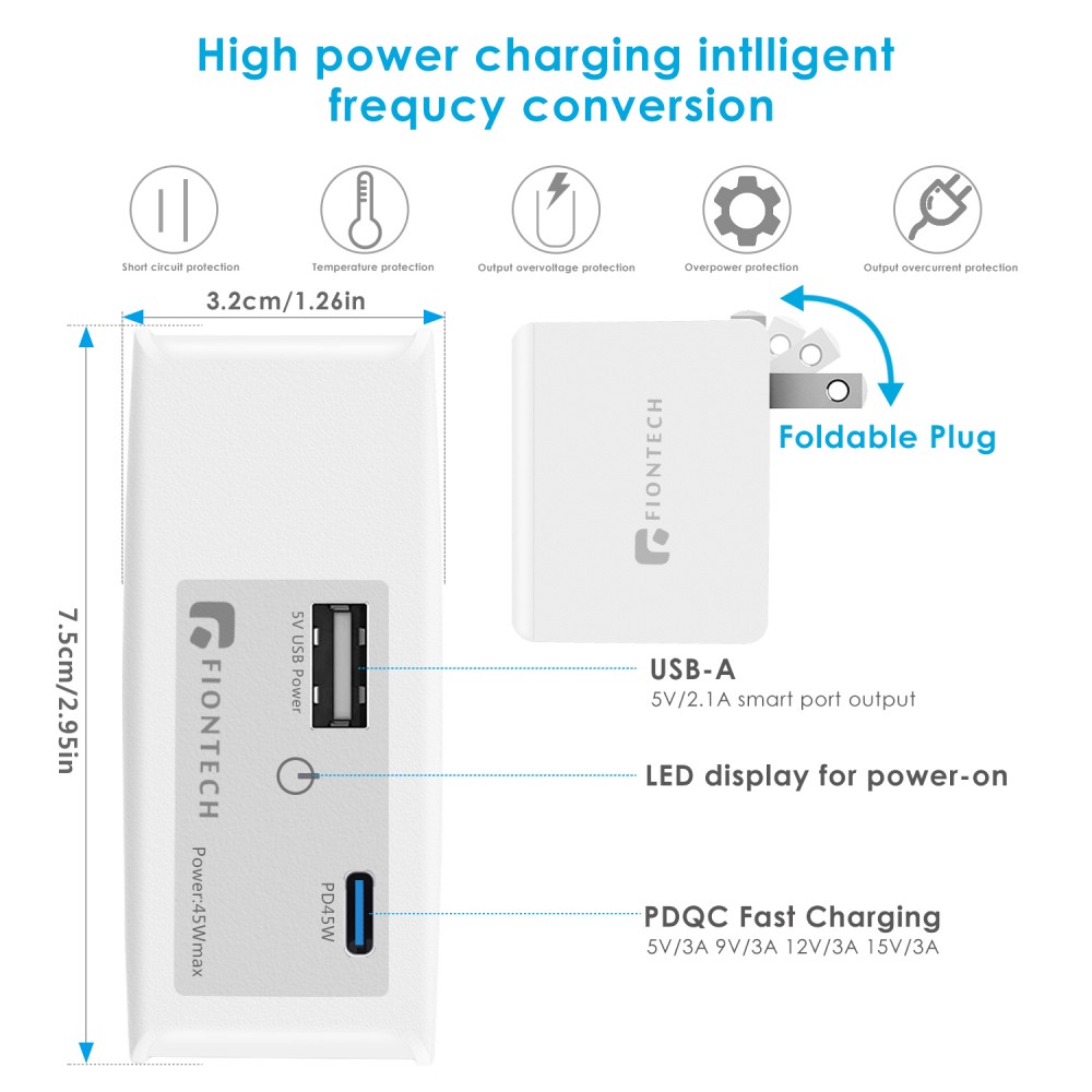 45W Super Fast Charger Type C