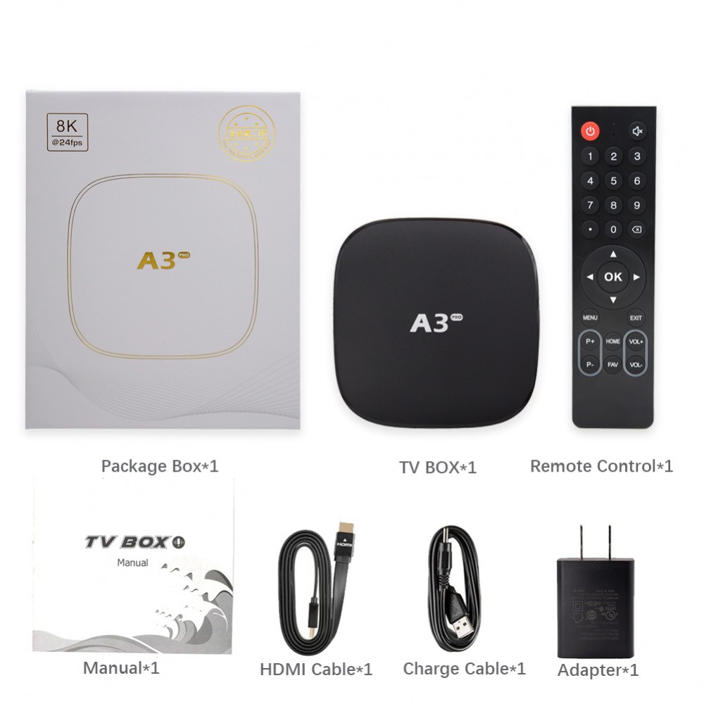 A3 PRO Chinese TV BOX 2024 旗舰版